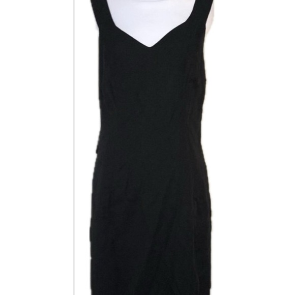 Miss Ashlee Elegant Black Cocktail Dress crisscross back - Picture 1 of 6